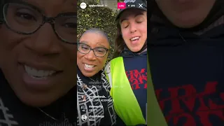 Aisha Hinds on Instagram Live #3