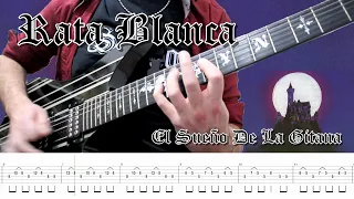 Rata Blanca - El Sueño De La Gitana (Guitar Intro & Solo Cover + TABS)