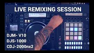 DJS-1000 mit DJM-V10 LIVE REMIX SESSION
