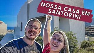 Tour pela nossa casa por uns dias em Santorini - Grécia