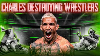 Charles Oliveira Destroying Wrestlers - 4 Min Video Breakdown Analysis