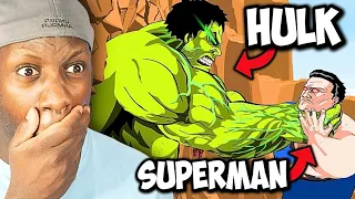 SUPERMAN vs HULK reaction (Zimaut Animation)