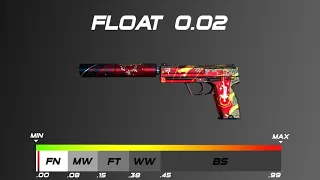 CSGO USP-S | The Traitor - Skin wear/float