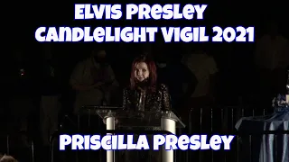 Elvis Presley Graceland Candle Light Vigil August 16 2021#ElvisHistory