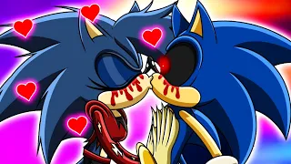 SONICA.EXE KISSES SONIC.EXE! - [Sonic Comic Dub]