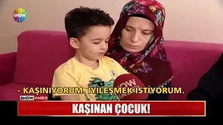 Kaşınan çocuk!