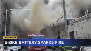 E-bike battery causes massive fire, destroys homes, businesses: Officials
