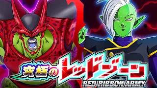 EZA AGL FUSION ZAMASU VS. CELL MAX! THE ULTIMATE RED ZONE! (DBZ: Dokkan Battle)