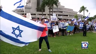 Peaceful pro-Israel rally held in Boca Raton