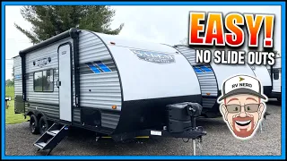 BEST Budget Mini Family Layout!! 2022 Salem & Wildwood 19DBXL Travel Trailer