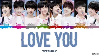 TF家族TFFAMILY 愛你 Color Coded HAN/PINYIN/ENG