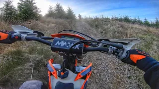 Enduro Riding The KTM 250 2 Stroke! (Awesome!)