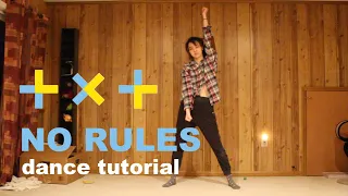 [Mirrored Tutorial] TXT (투모로우바이투게더) - No Rules Dance Tutorial [CHORUS - explanation, counts, music]