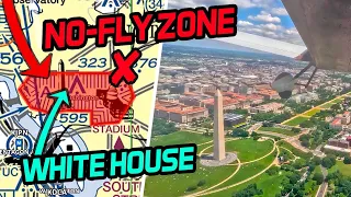 I Flew Into THE MOST RESTRICTED AIRSPACE | D.C. Flyover