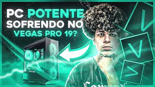 PC POTENTE TRAVANDO no SONY/MAGIX VEGAS PRO 19 ? 5 MANEIRAS de RESOLVER e DEIXAR mais RÁPIDO!