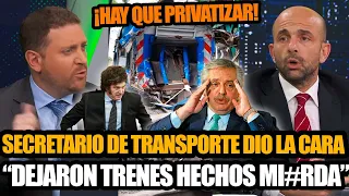 EL SECRETARIO DE TRANSPORTE DIO LA CARA CON JONI VIALE "NO ES CULPA DE MILEI DEJARON TODO ARRUINADO"