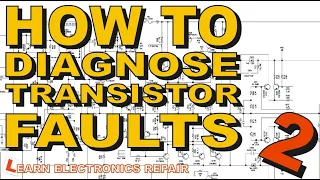 How To Diagnose Faults In Transistor Circuits Part 2 - A Practical Example Samson TXM16 1000W Mixer