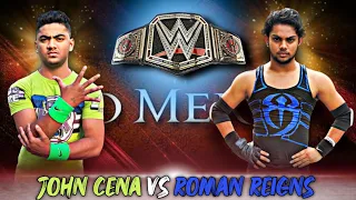 WWE India 🇮🇳 Roman Reigns vs John Cena 2017 No Mercy Full Match | Backyard Wrestling