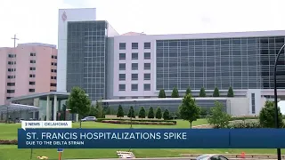 St. Francis Hospital sees spike in hospitalizations among unvaccinated individuals