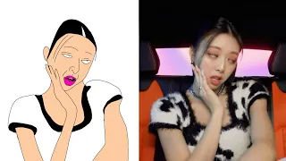 DRAWING MEME | ITZY - SWIPE #66 | Crab Fun