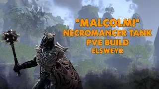 ESO - Malcolm - Necromancer PVE TANK Build - (Elsweyr)