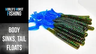 Sinking Body, Floating Tail; Making Fishing Lures with Both Types of Plastisol