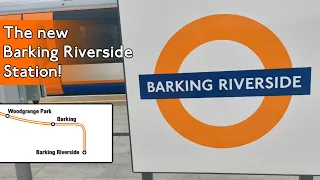 The NEW Barking Riverside London Overground Station!