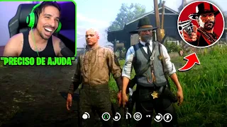 PIUZINHO TROLLANDO O CHERIFE NO RED DEAD !!!