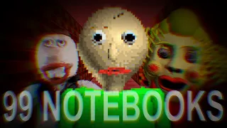 The 99 FLOORS Baldi's Basics Mod DESTROYED My MIND - 61 Notebooks Challenge