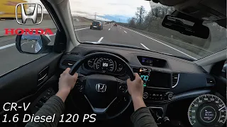 2016 HONDA CR-V 1.6 I-DTEC 120 PS NIGHT POV DRIVE TOPSPEED A5 FREIBURG (60 FPS)