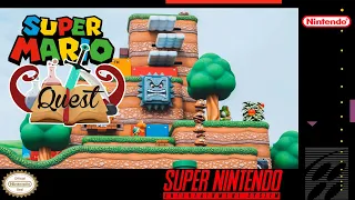 Super Mario Quest / Complete Playthrough (100%) / Super Mario World Hack
