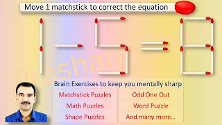 Matchstick Puzzle 1-5=8