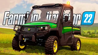 JOHN DEERE GATOR DOS PIMENTINHAS NA FAZENDA PONTE FUNDA - FARMING SIMULATOR 22 - EP 62