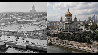 Бассейн "Москва" VS Храм Христа Спасителя