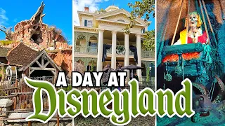 Splash Mountain, Pirates & Haunted Mansion - A Day at Disneyland 2023 [4K POV]