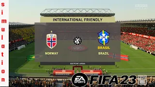 ⚽  Norway women      vs  Brazil women   ⚽ | 🏆 ⚽ Fifa friendly    (07/10/2022) 🎮 Fifa 23