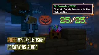 [2022] Hypixel "All Baskets" Achievement Guide (All Halloween Candy Basket Locations) [25/25]