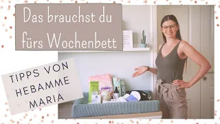 Wochenbett Must Haves | Das brauchst du im Wochenbett | Meine Empfehlungen für dich - Hebamme Maria