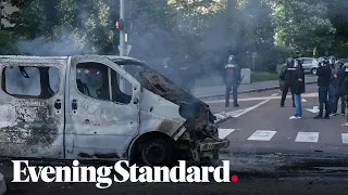 French city of Dijon gripped by riots blamed on Chechen groups