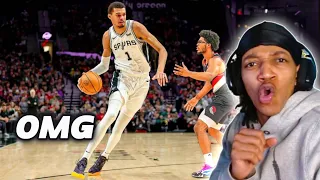 8 Minutes of 7'4" Victor Wembanyama Playing Like a Real Point Guard (REACTION)