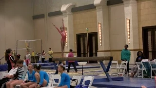 Annie the Gymnast | Level 7 Gymnastics Meet in the Bahamas | Acroanna