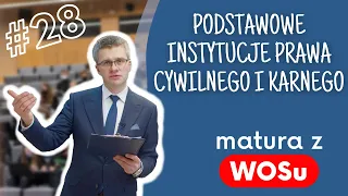 Podstawowe instytucje prawa cywilnego i karnego - WOS w Pigułce #28