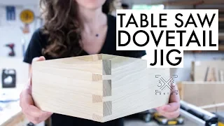 Dovetail Jig for the Table Saw // Woodworking Joinery