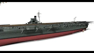 IJN Shokaku (1942 mod fleet aircraft carrier) 3D model
