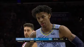 Ja Morant Full Play vs Philadelphia 76ers | 02/07/20 | Smart Highlights