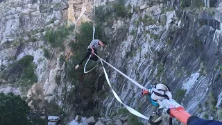 Highlining in Higgovale Quarry #highline