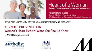 KEYNOTE PRESENTATION--Women’s Heart Health: What You Should Know (C. Noel Bairey Merz, MD)