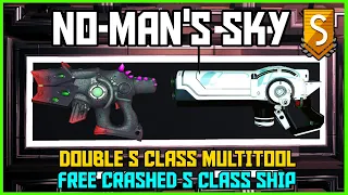 No Mans Sky -  Rare Double S Class Multitools - Alien and Experimental - FREE CRASHED S CLASS SHIP
