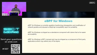 SEC-T 0x0E: Richard Johnson - eBPF ELFs JMPing Through the Windows