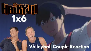 Volleyball Couple Reaction to Haikyu!! S1E6: "An Interesting Team"